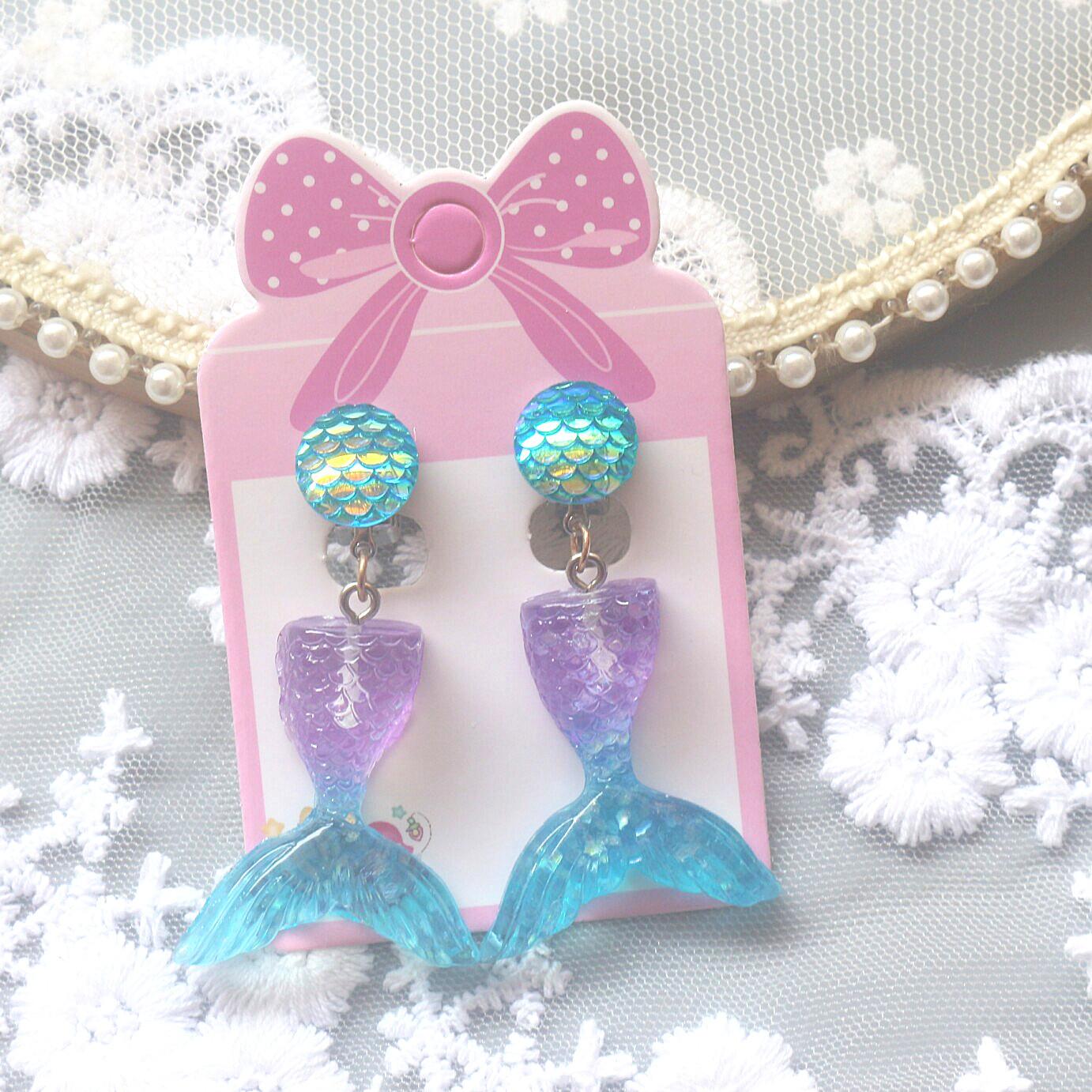 

Смола мультфильм рыбий хвост в форме ракушки зажимы для ушей детские поддельные серьги серьги-подвески серьги для девочек детские украшения для прицепки