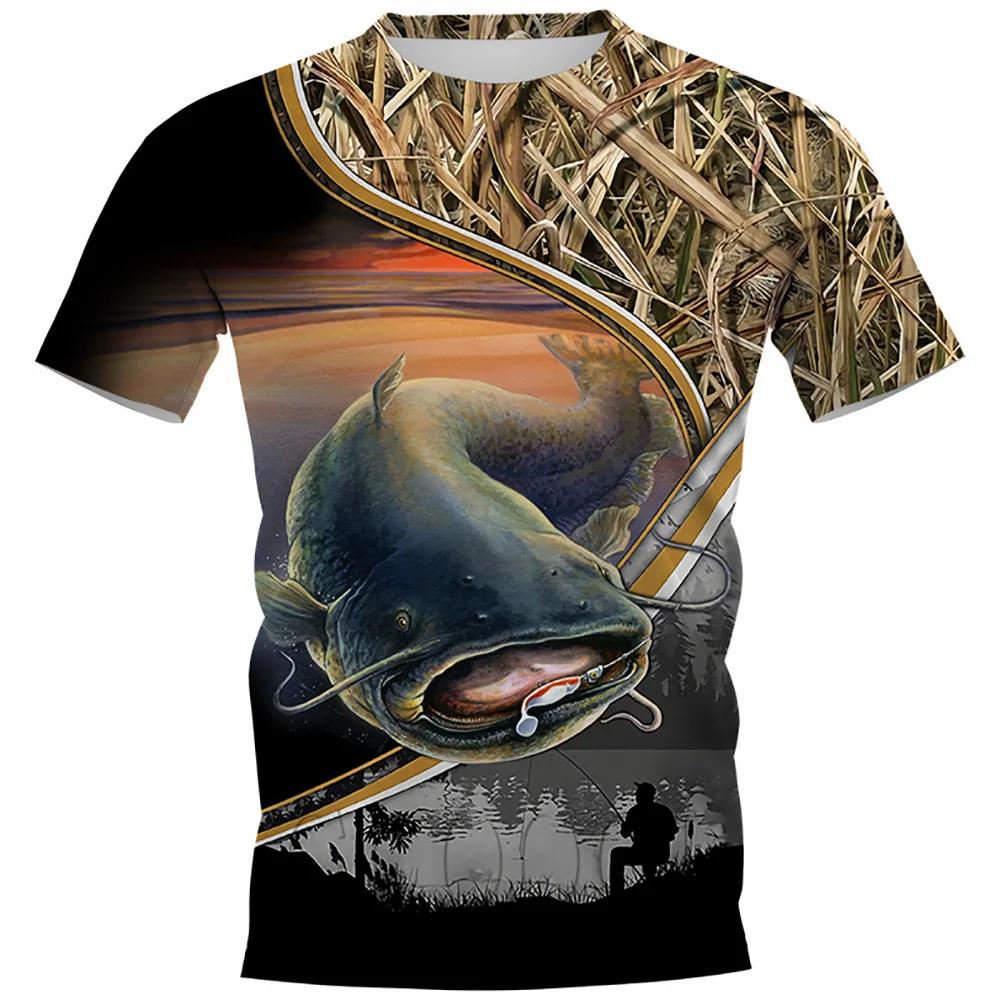 Koszulka Dziecięca Wędkarska Modna Letnia Ubranka dla Dzieci Chłopców Okrągły Dekolt Dziecięcy Top Krótki Rękaw T-shirt Dziewczęce Koszulki Ubrania Wędkarskie
