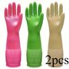 2pcs Premium Cleaning Gloves - Waterproof, Slip-Resistant, Heavy-Duty for Kitchen, Dishwashing, Laundry - Durable, Quick-Drying, Multi-Purpose