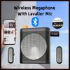Mini Wireless Bluetooth Speaker With Lavalier Microphone Teachers Tour Guides Coaches Portable Voice Amplifier