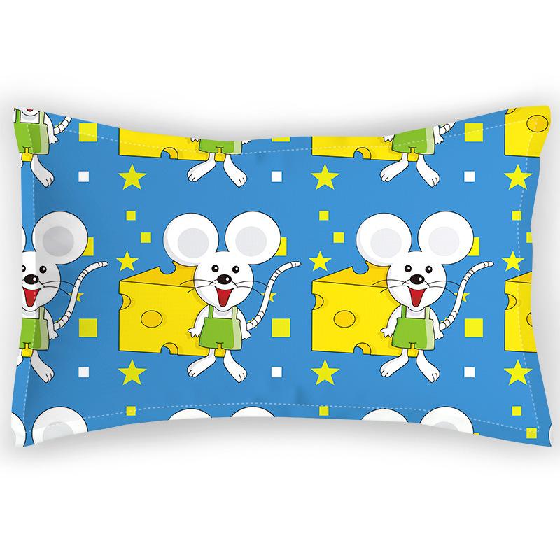 Digital Printing Pillowcase, Romantic Pastoral Satin Single Pillowcase, Summer Floral Pattern Velvet Bedding Pillowcase