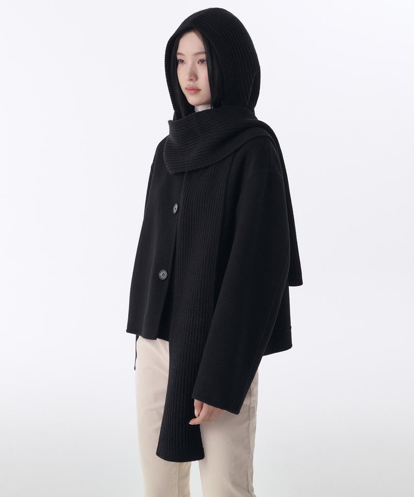 MUSINSA STANDARD WOMAN Women'S Scarf Balaclava [Black]