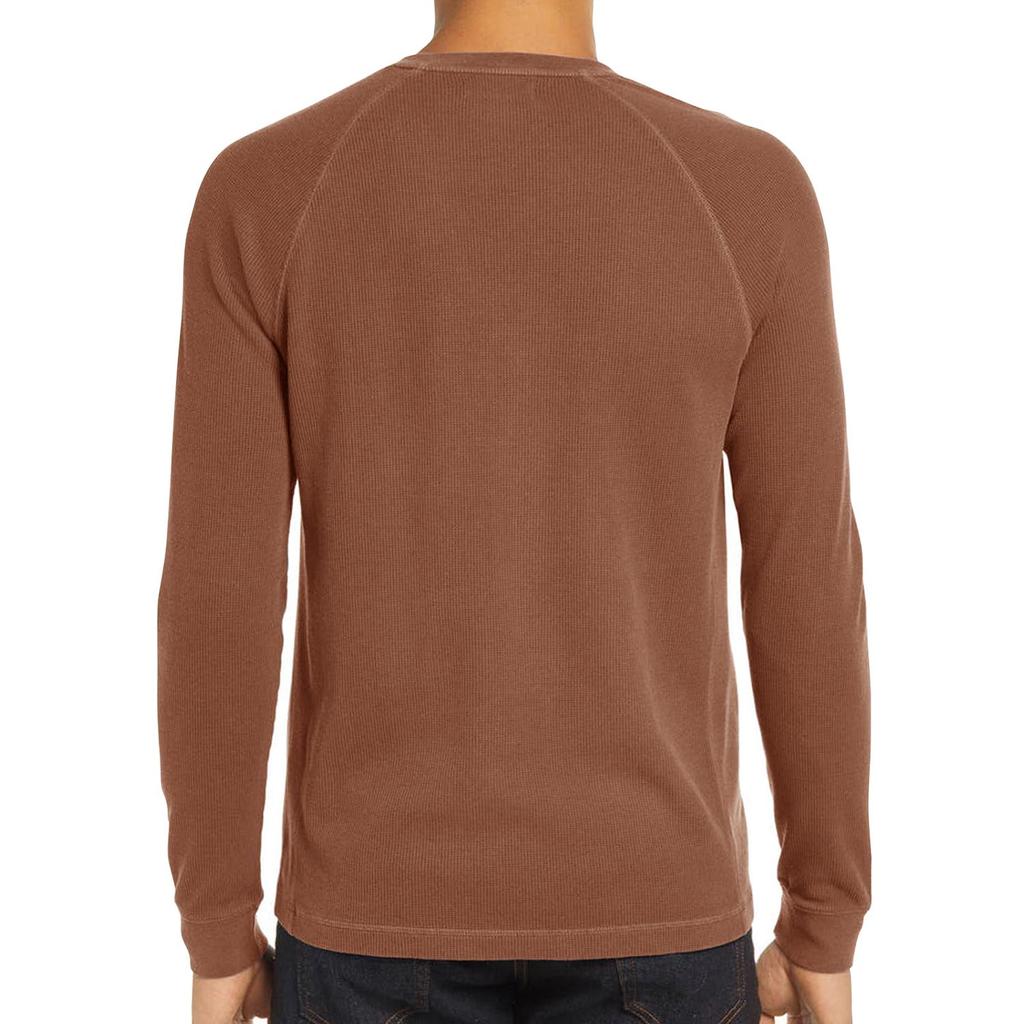 Tricou cu mânecă lungă pentru bărbați Cămașă cu gât rotund cu henley Primăvară Toamnă Îmbrăcăminte ocazională Iarnă Camasă confortabilă Cămașă elegantă