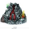 PVC Dinosaur Simulation Volcano Electric Volcano Simulation Scene Figure  Educational