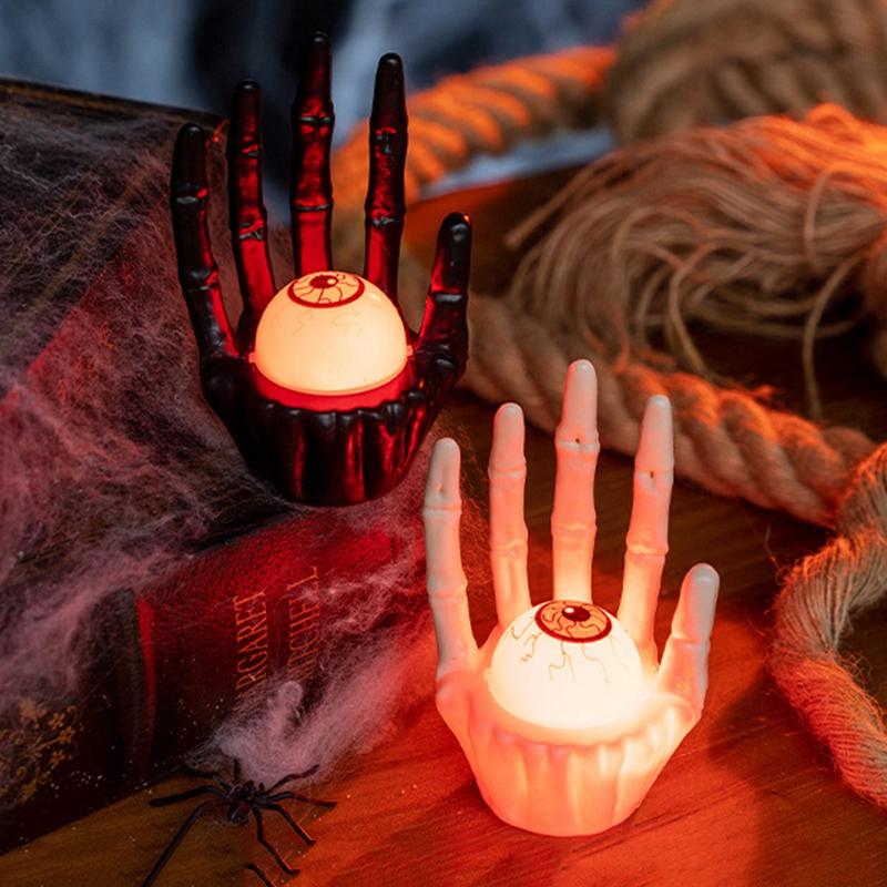 Halloweenský svícen dekorace stolní doplněk party dekorace strašidelná ozdoba dýně duch doplněk pokojový dekor