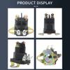 12VDC 117 1197 Starter Solenoid 4 Terminal Starter Relay Solenoid Replacement for Toro Exmark Timecutter Ss5000 Z4200