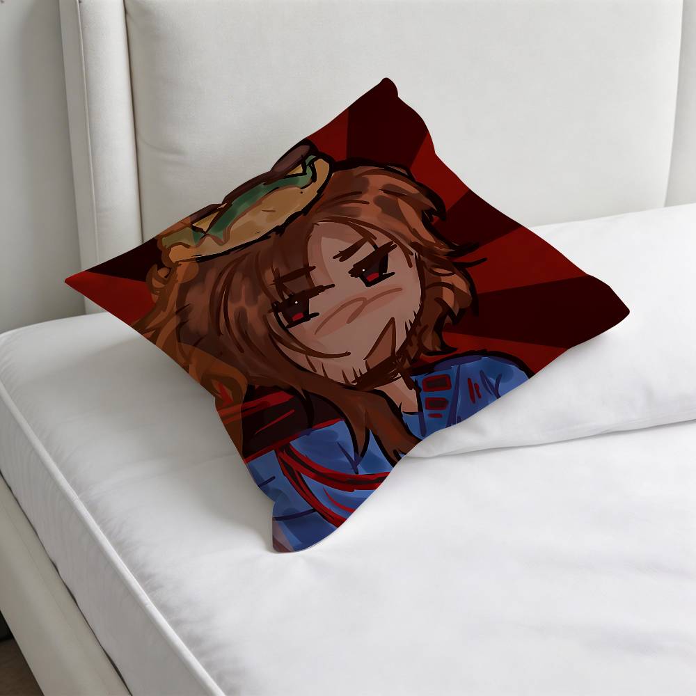007n7 CCustomizable Square Pillow Cover Decorative Throw Pillow Case for Sofa Couch Bed Home Car Living Room Decoration