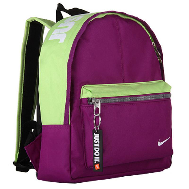 Nike Polyester Backpack Mini Unisex Purple Casual BA4606-531