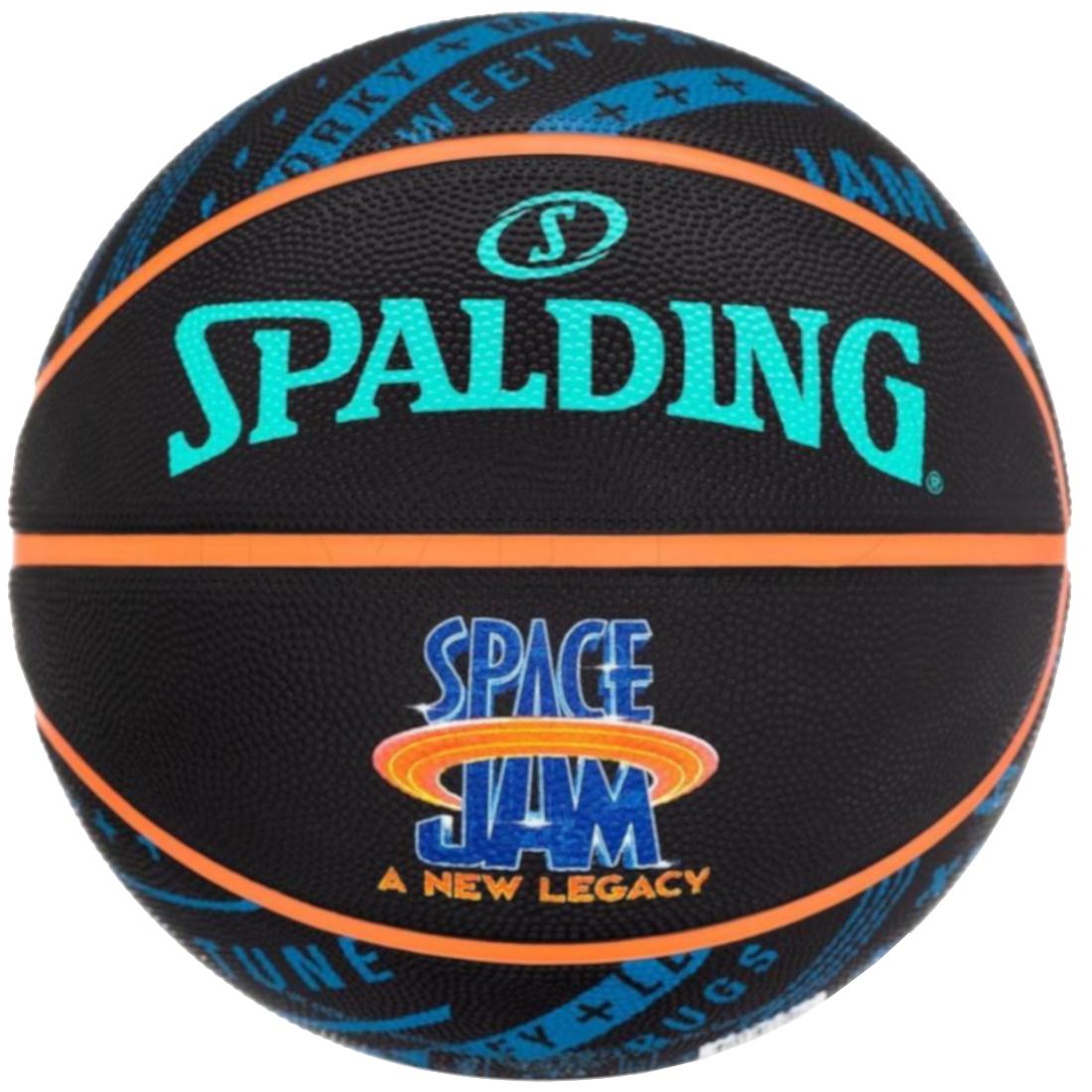 Ballons de basket en gomme unisexe Spalding 7 noir