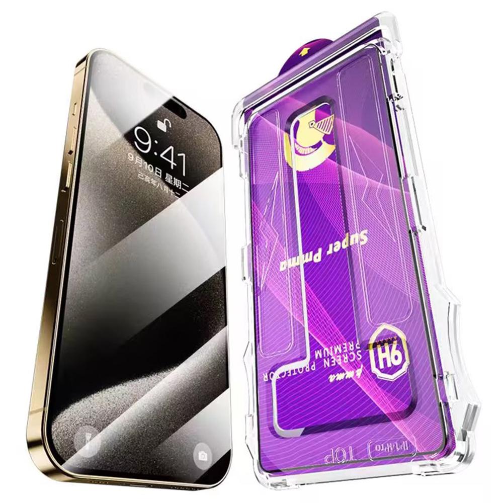 

For iPhone 16 Pro Max Phone Screen Film HD Anti-Scratch PET Screen Protector Easy Installation A