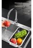 Stainless Steel Retractable Sink Drain Basket for Fruit & Veggies