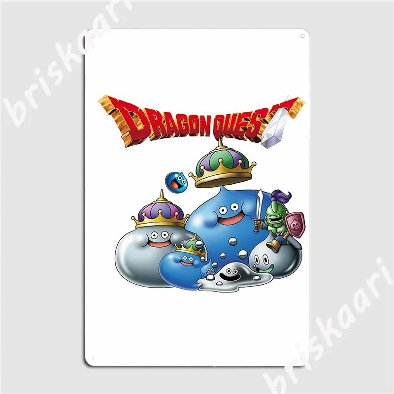 

Dragon Quest Slime Poster Metal Plaque Wall Pub Pub Garage Custom Wall Decor Tin Sign Posters 20x30cm