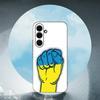 Ukraine Flag For Samsung Galaxy S25 S24 S23 Ultra S22 S21 Plus S20 Black Soft Silicone Protective Case