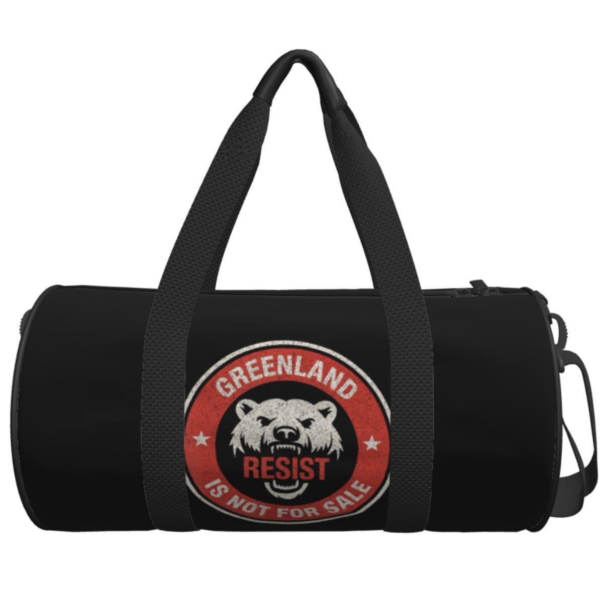 Le Groenland n'est pas à vendre Ours Polaire Groenland Danemark Sac de Voyage Sacs de Sport Natation Grande Capacité Sac de Sport Sac de Fitness Homme