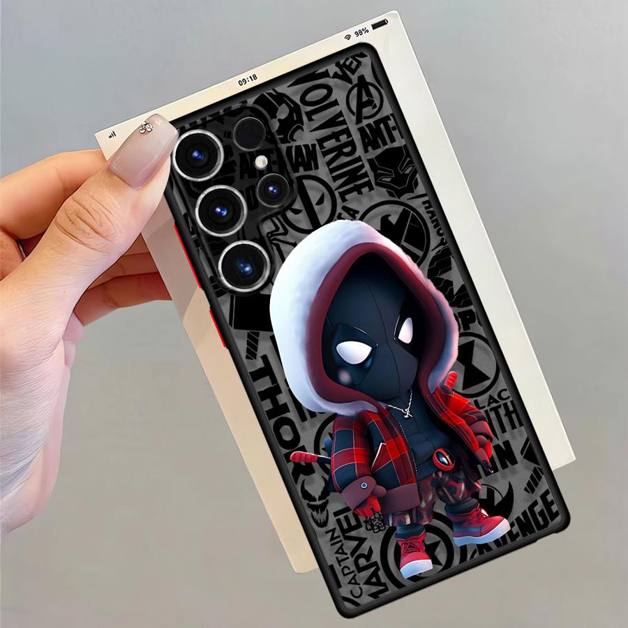 

Черный чехол-бампер для Samsung Galaxy S22 Plus S9 Plus S10+ S20 FE S21 5G S21 S23 S24 Ultra S25 Ultra Marvel Sipiderman Galaxy S23