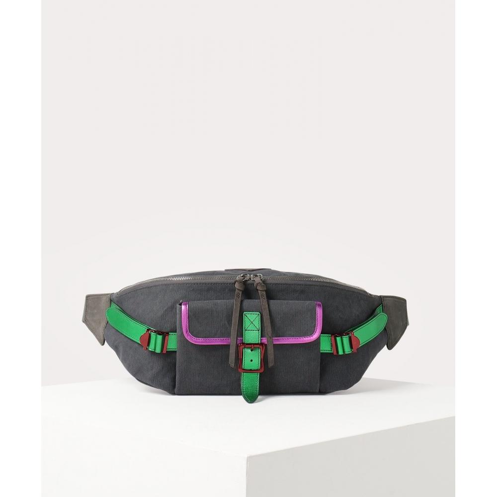 

Сумка для тела Vivienne Westwood Japan Metallic Military 4449G92 Серая