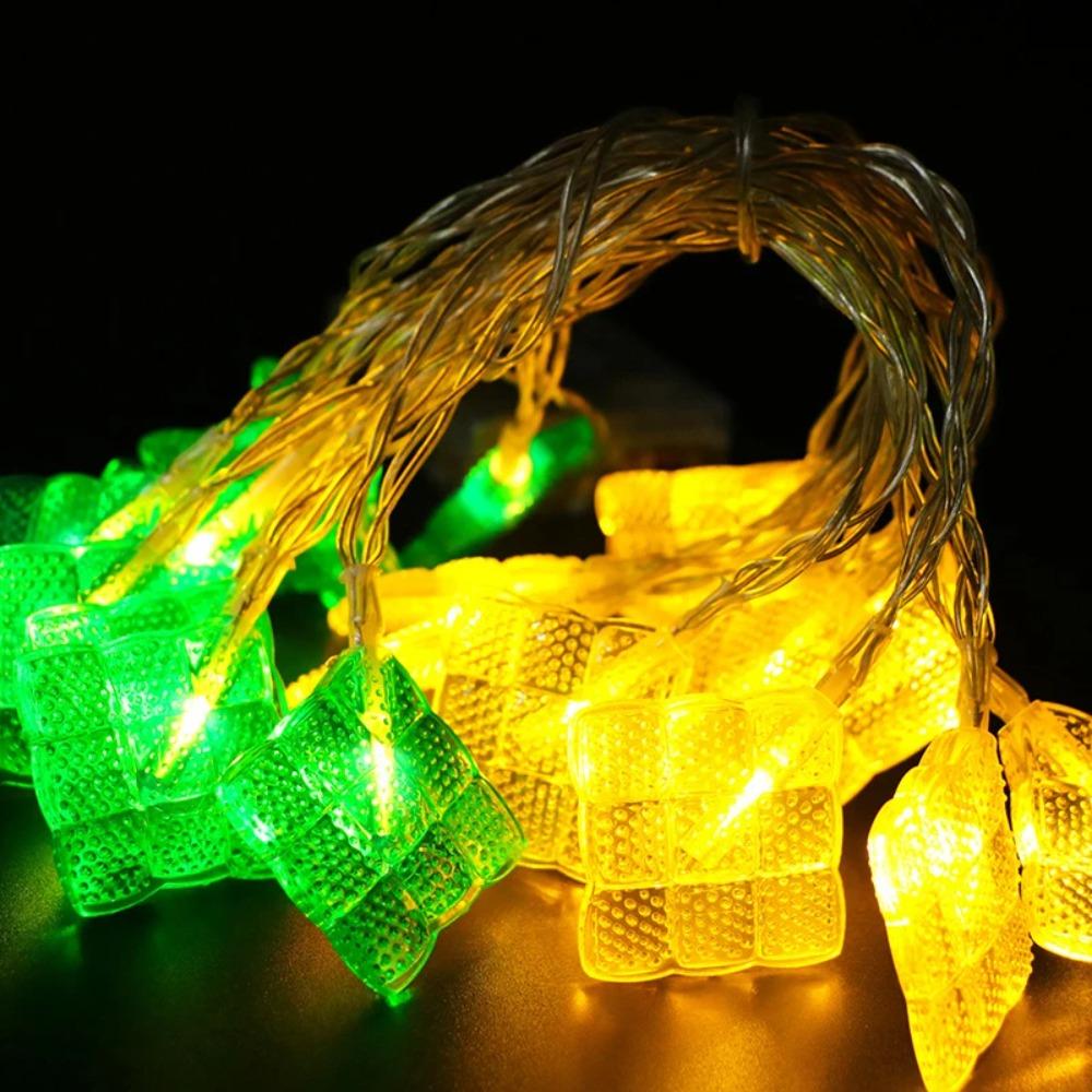 Waterproof Eid Mubarak String Light 10/20/30/40 LED Garland String Lamp  Garden Patios Bedroom