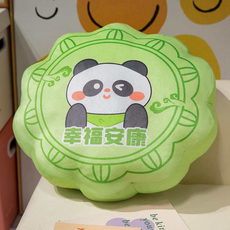 Mid-Autumn Festival Mooncake Throw Pillow Mooncake Pendant Plush Toy Cute Throw Pillow Cartoon Doll Pendant Birthday Gift Female