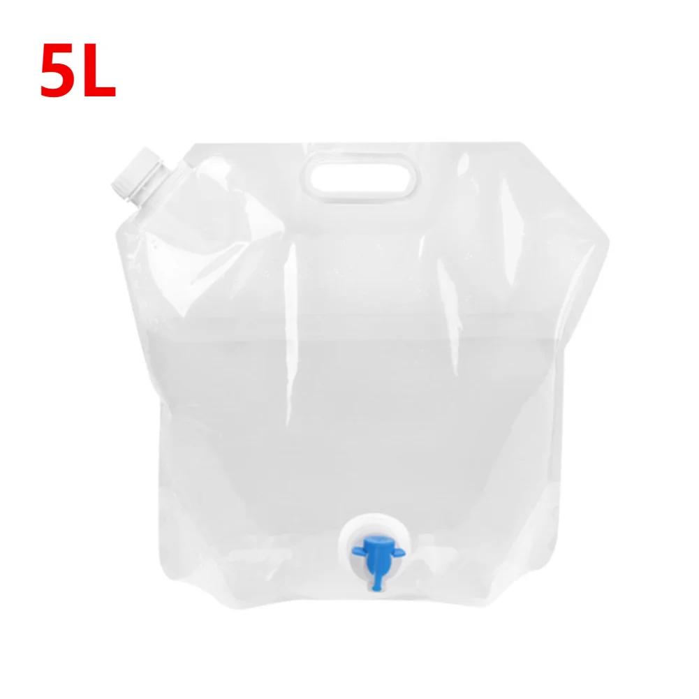 

11L Water Bucket Large Capacity Drinking Water Canister with Detachable Faucet Portable Camp Water Bag No Leakage for Outdoor
