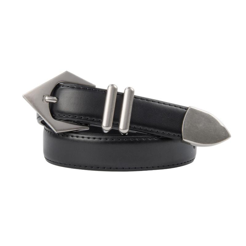 

Genuine Leather Belt Cowhide with Jeans Casual Pants Belt Women Fashion Versatile Belt 105cm