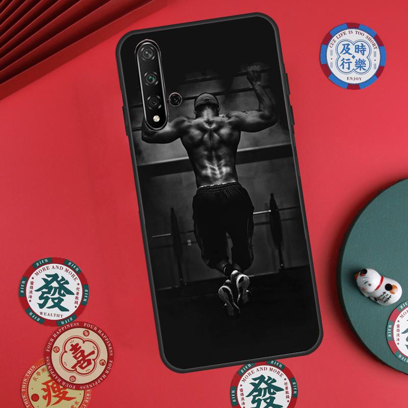 Bodybuilding Gym Fitness For Huawei Nova Y73 Y72 Y61 Y91 Y90 Y70 Y60 12s 12i 11i 8i 9 10 SE P60 Pro P30 P40 Lite Case