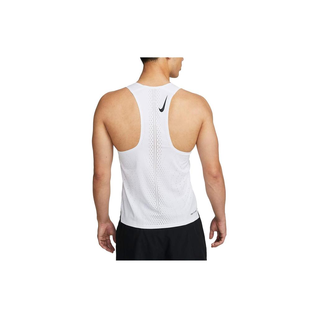 Nike Running Tank Tops Men's White Crew Neck Moderate Other DM4625-100