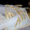 Baroque Greek Goddess Exotic Style Hair Accessories Golden Leaf Headband Crown Ethnic Style Princess European and American Headwear