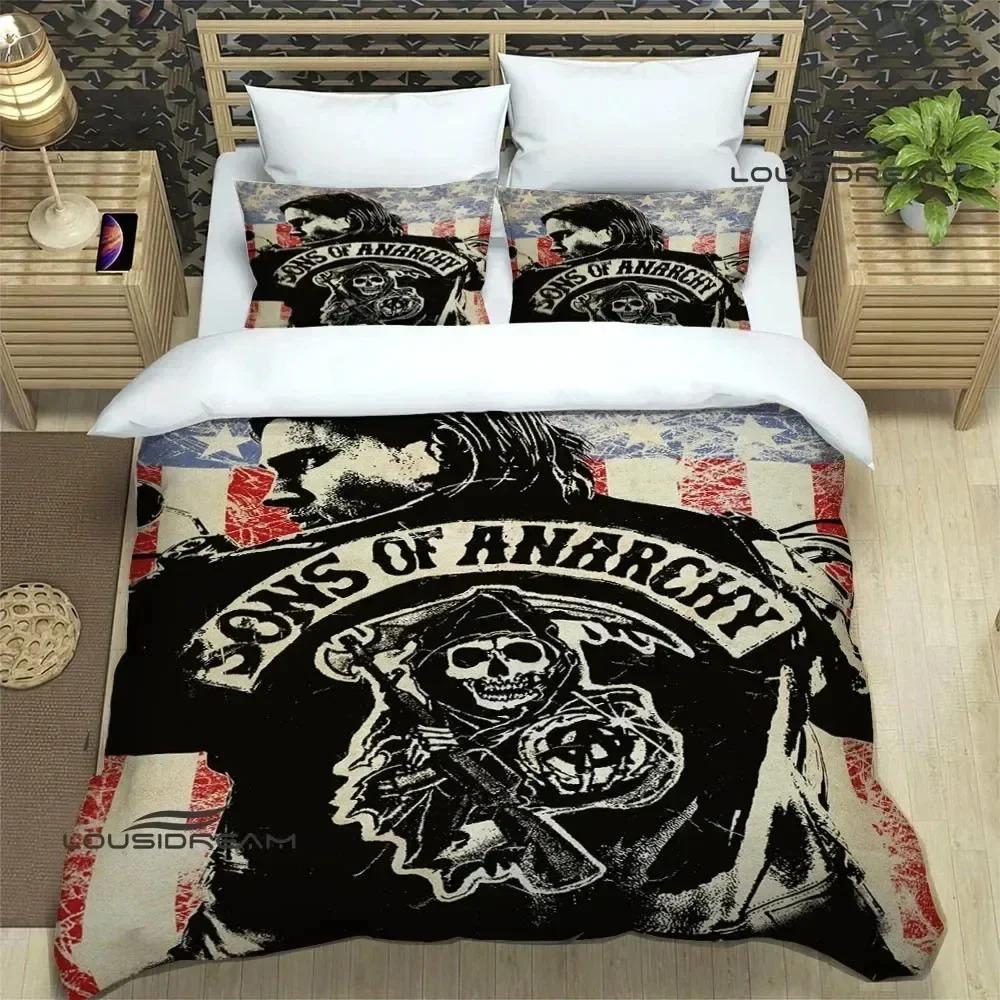 Comforter Sons Of Anarchy Retro Bedding Set For Bedroom Soft Modern S Comefortable Kids And