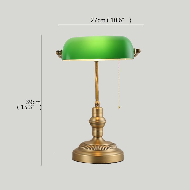

Классическая настольная лампа, простой дизайн, светодиодный зеленый стеклянный переключатель, настольный светильник, декор для дома, гостиной, спальни, прикроватная тумбочка Style B