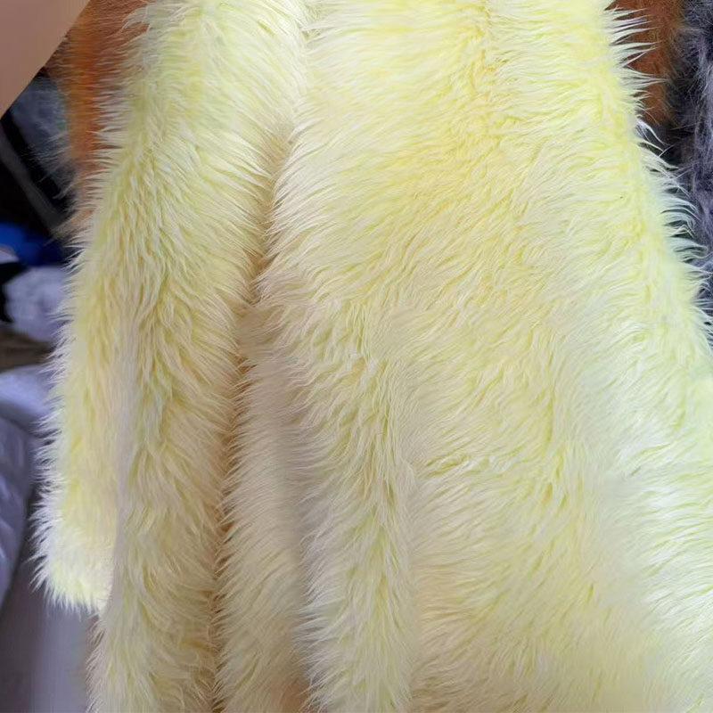 50x50cm Artificial Soft Plush Fabric Long Faux Fur Fabric For Sewing Clothes Background Cloth Cosplay Fabric Doll Toy DIY Crafts