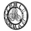 Large 3D Retro Wall Clock 34CM Vintage Wooden Gr Wall Clock Numerals Industrial   Clocks for Home Living Room Decoration