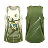 Outdoor Volleyball Sports Men's Vest Summer Casual O-neck Sleeveless Shirt Club Training T-shirts Fashion High Quality Tank Top