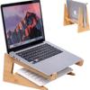 Massivholz-Laptopständer mit Kühlung und Stauraum