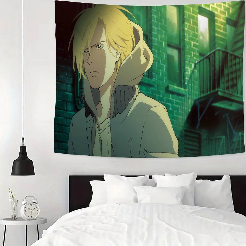 Anime BANANA FISH Wandteppich Wandbehang Wandteppich Art Deco Decke Vorhang Aufhängung Zuhause Schlafzimmer Wohnzimmer Dekor