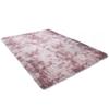 Nordic Style Round Carpet For Bedroom And Living Room Polyester Fiber Material Hand Washable