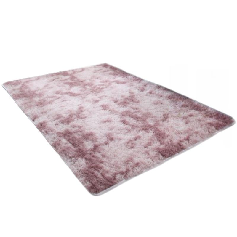 Nordic Style Round Carpet For Bedroom And Living Room Polyester Fiber Material Hand Washable