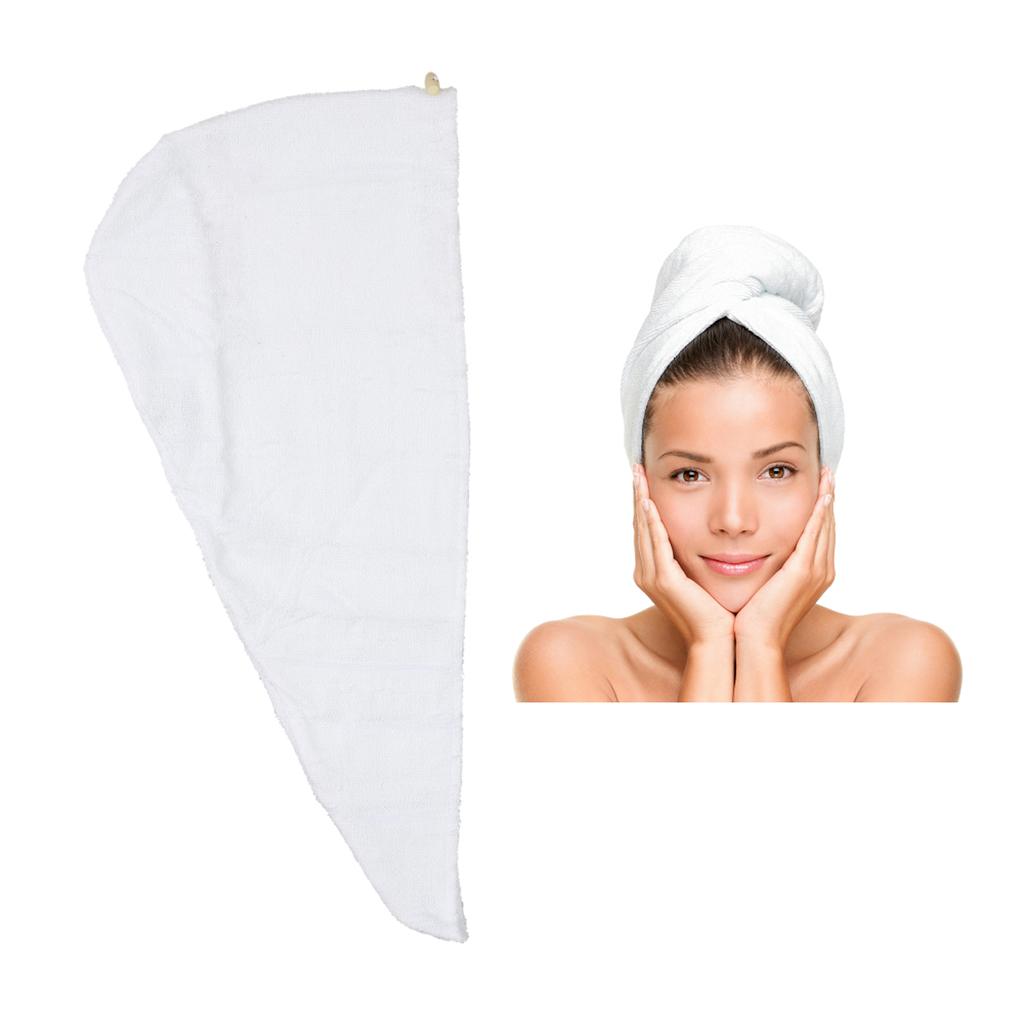 Les Trésors De Lily [A1251] - Magic Bamboo Hair Towel 'Scarlett' Ivory - One Size (express Exchange)