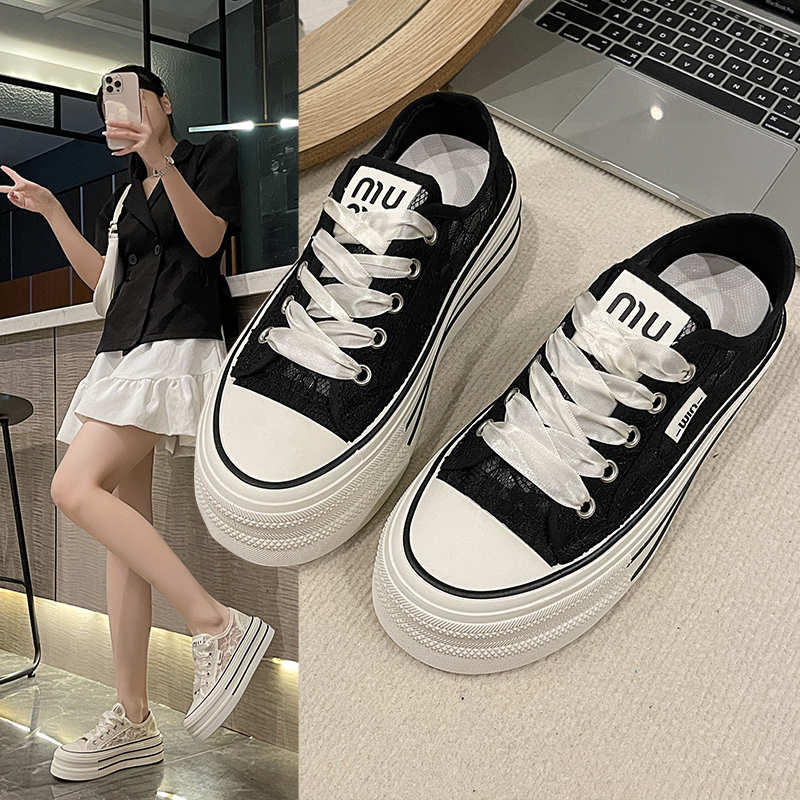 Fashion Round Tip Demi-season White Heel Woman Size 11 Women Shoes Platform Women Shoes Sneakers Sports Super Comfortable Runner