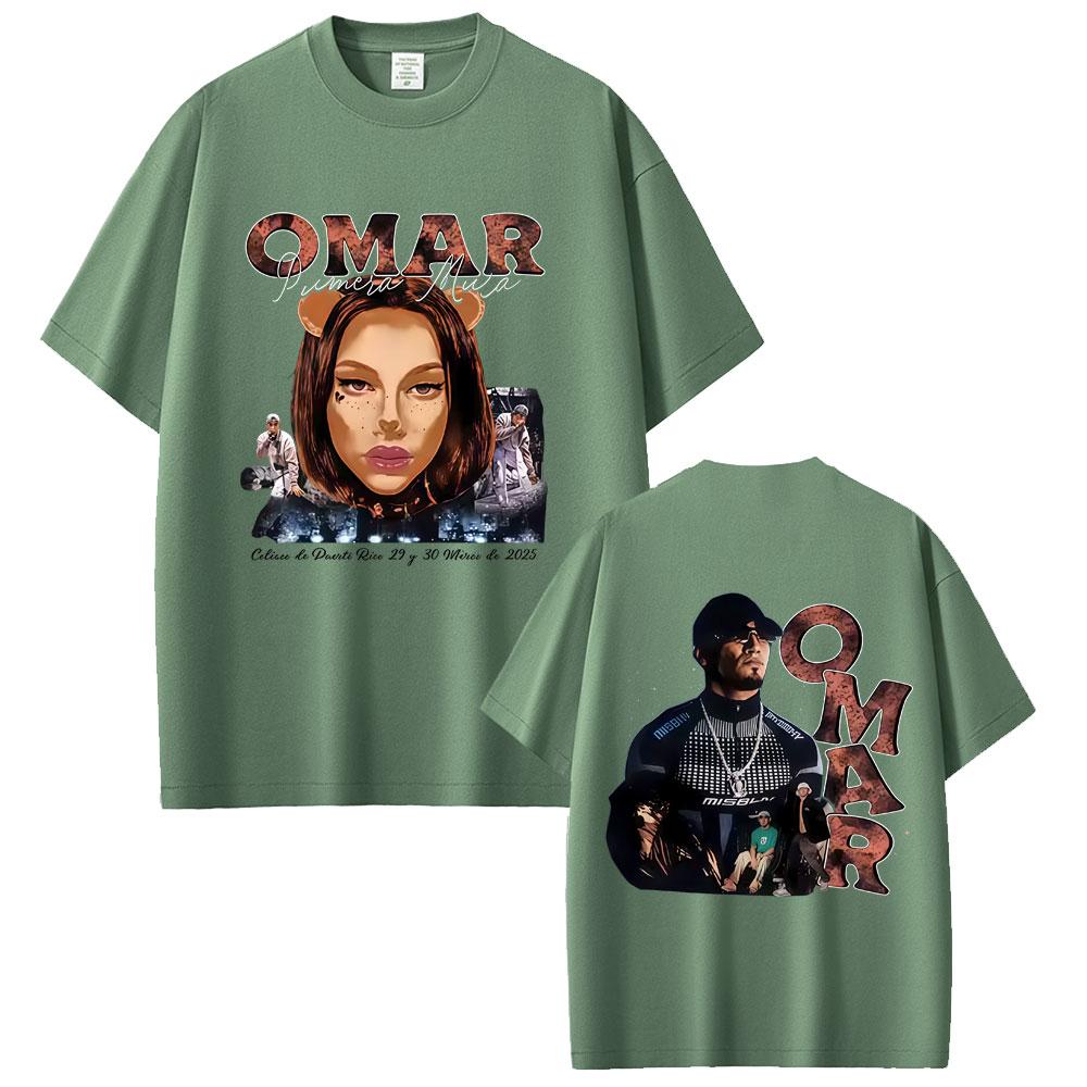 Rapper Omar Courtz Primera Musa T Shirt Men Women Hip Hop Fashion Street Vintage Tshirt Mens Casual Cotton Crewneck Tshirts