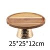 Creative Wooden Fruit Plates Decorative Tray Cake Stand Sweet Plate Treat Dish Desserts Table Accessories Kitchen Utensils Bar T