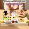 2 in 1 Montessori Busy Board Light Switch Games Toddlers Sensory Manipulation Board Parish Learning Activity Wooden Children Toy