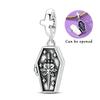 925 Silver Welcome To Colorless And Minimalist World Skull Charms Bead For Women Fit Bracelet DIY Jewelry Gift