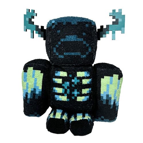 

Minecraft Fluffy Warden Big Plush Toy, Sitting Pose, Includes Toy Diamond
