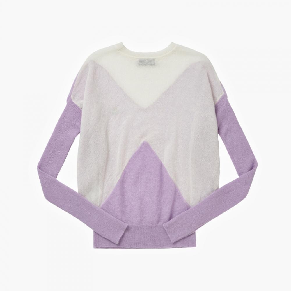 Vivienne WeStwood 1803001w Y000p O401 Orb Stickerei Zweifarbiges Herz Mohair Wolle Damen S Strick