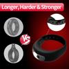 Newest Adjustable Vibrating Cock Ring for Men Masturbator Penis Ring Vibrator Male Delayed Ejaculation Sex Toys for Man Cockring