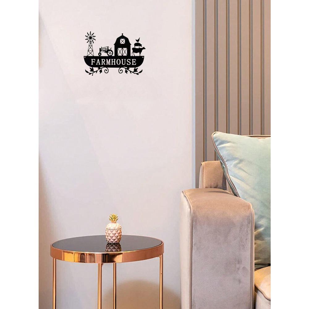 Wrought Iron Ship-Shaped Wall Decor Nautical Theme Home Hanging Art Handmade Metal Craft Black Finish 1 Piece