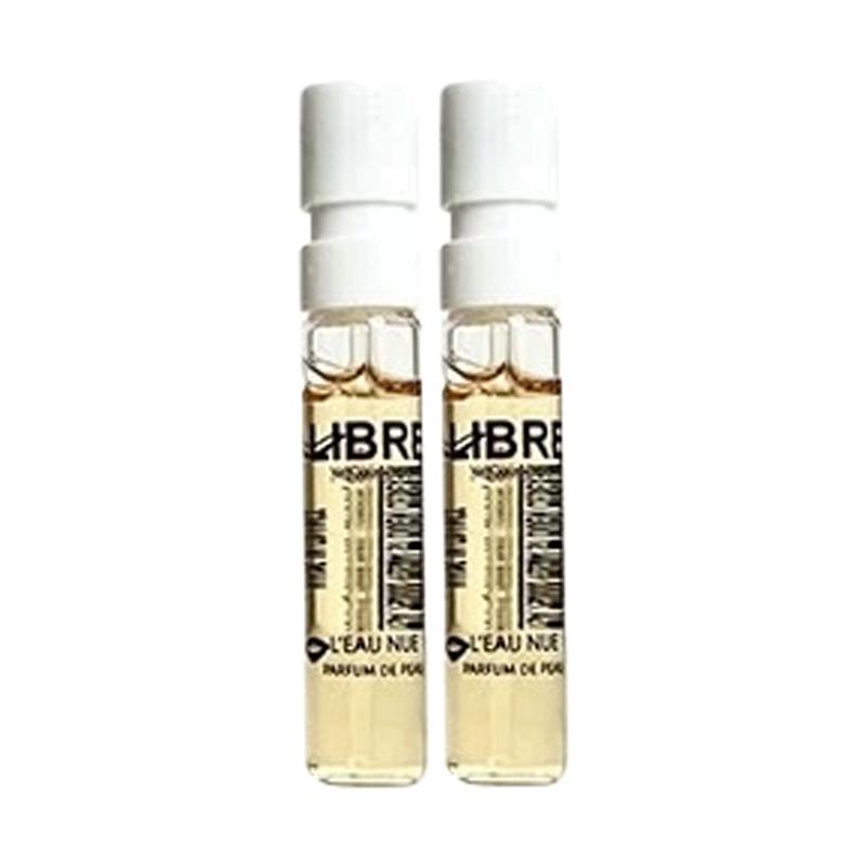 SAINT LAURENT Женский набор пробников парфюма Nude Eau De Parfum Зеленый Цитрусовый Бергамот Нежный 2ml*2