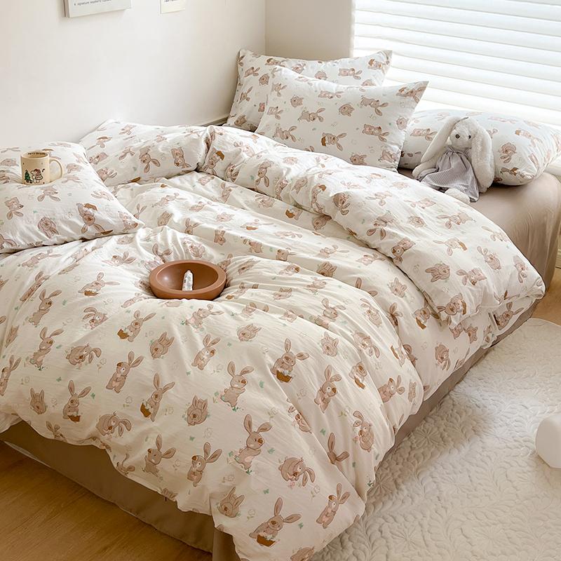 Skin-friendly Duvet Covers Cartoon Style Bed Covers Funda Nordica Soft Comforter Covers Adults/Kids Quilt Cover(No Pillowcase)