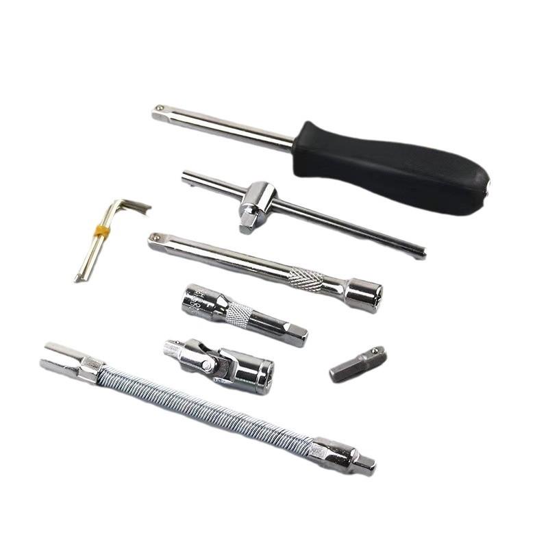 46-Piece Socket Wrench and Auto Maintenance Tool Set for Cars and Motorcycles