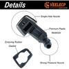 Set of 2 Windshield Washer Wiper Nozzle Compatible with 2008-2010 F250 F350 F450 F550 Super Duty